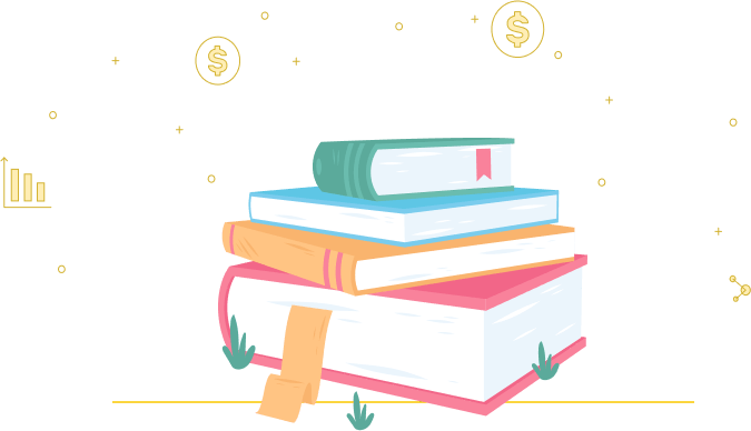 Stacked Books
