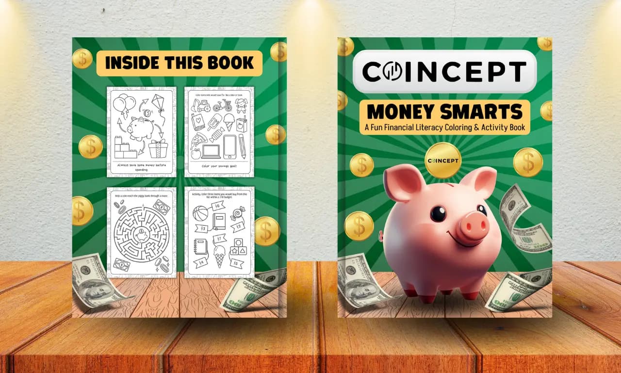 Money Smarts Coloring Book